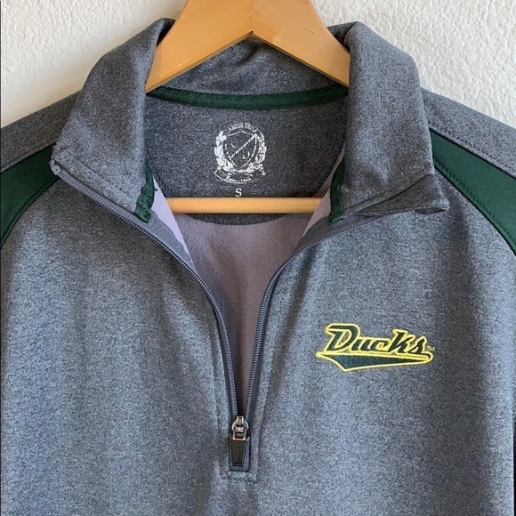 U of O Ducks Quarter Zip Long Sleeve Pullover Size Small - Picture 4 of 9